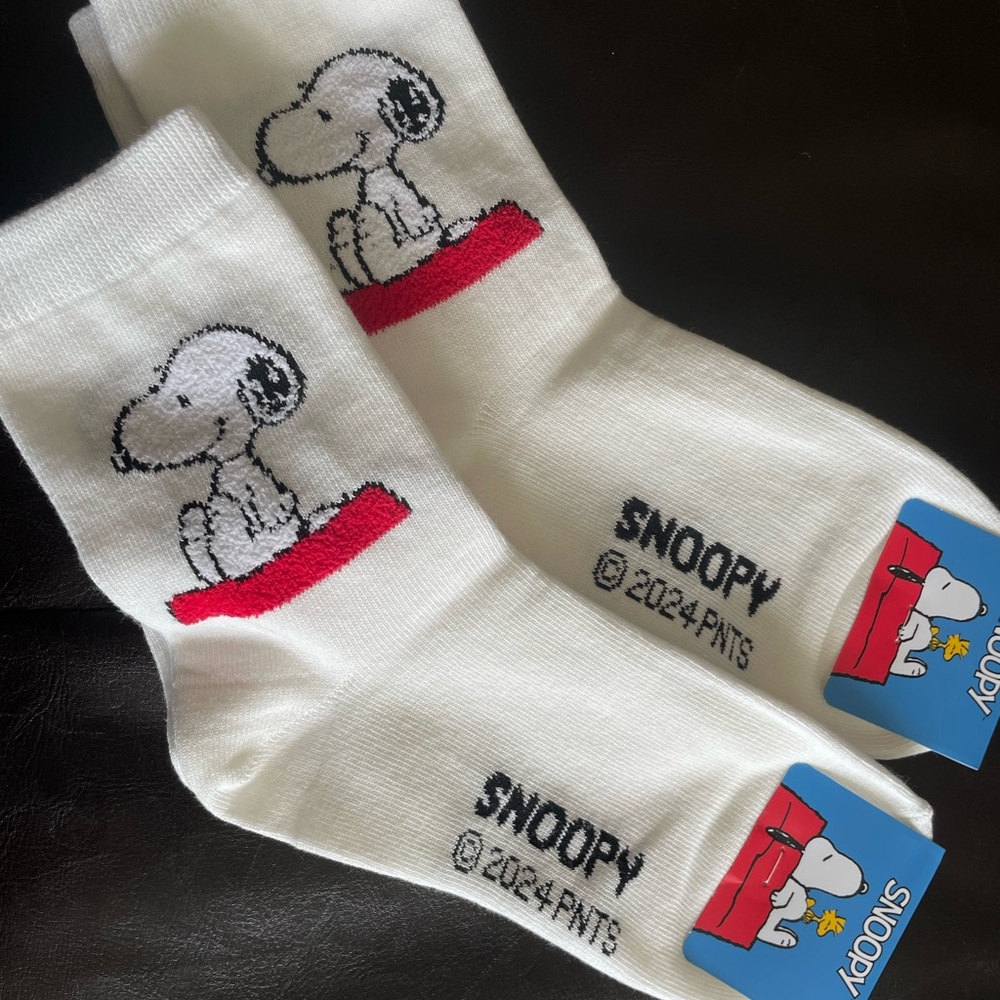 Snoopy White Socks for Women